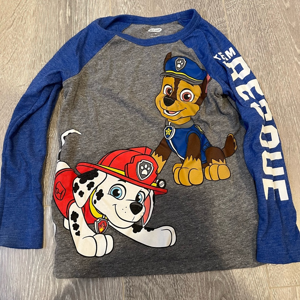 Paw patrol toddler boys long sleeve 4t
